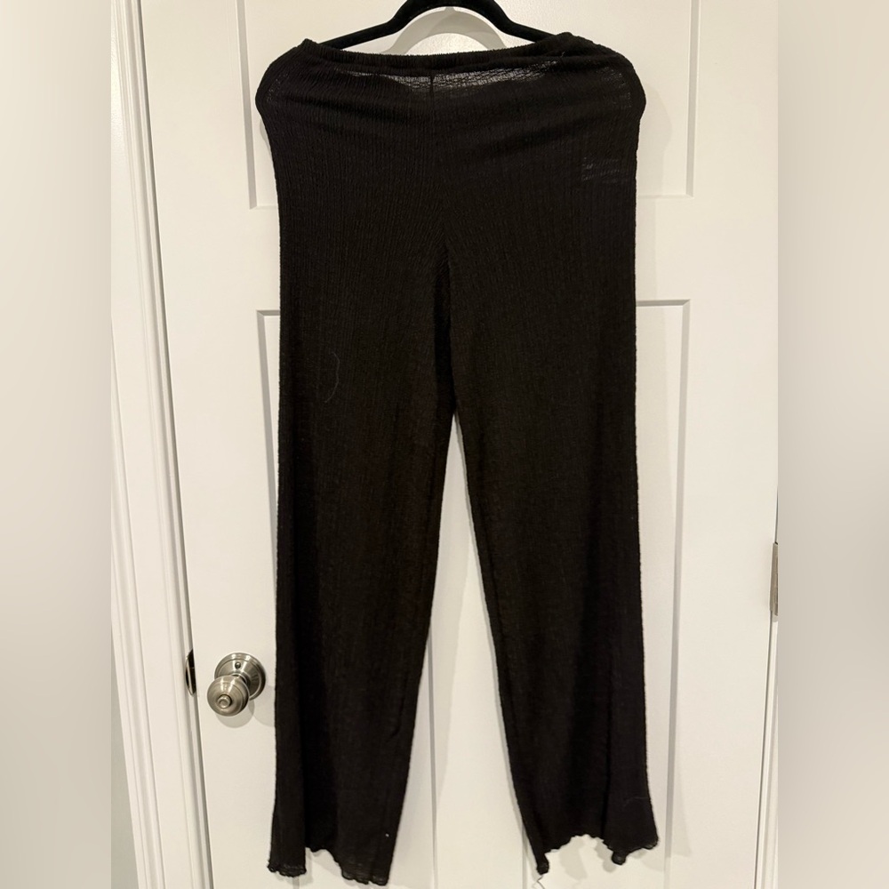 Zara Dark Brown Wide Leg Pants